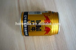Tin Drinks Can Manufacturer 691# Round Tin Can For Red Bull Energy Drink
