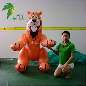 Hongyi Levensechte Grappige Zitten Aangepaste Sex Speelgoed Tijger Ballon, Giant Opblaasbare Tijger - Product Image 1
