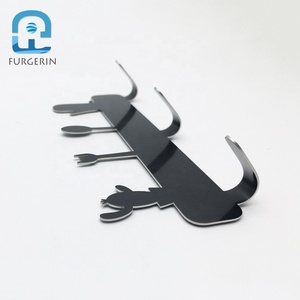Self Adhesive Wall Hooks Bathroom <strong>Door</strong> Metal Hooks Rack Stainless <strong>Hangers</strong> - Product Image 2