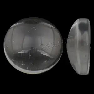 Wholesale fashion different size flat back dome clear glass cabochon flatback