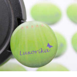 Produk Baru Pelapis Aluminium Logam dengan Label Stiker Resin Epoksi Diskon Besar Stiker Epoksi Resin Magnet Bulat Wajah Tersenyum - Product Image 6