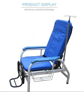 Chaise d'infusion en métal au design moderne réglable pour patient, chaise de transfusion médicale confortable pour hôpital, clinique, atelier, école - Product Image 6