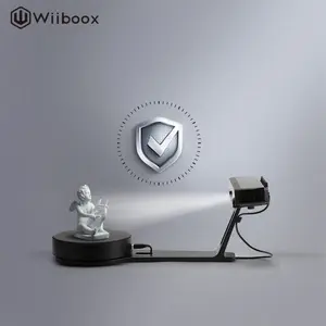 Wiiboox scanner 3d luz branca para desktop, alta precisão