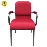 Promosyon Kırmızı Döşemeli Kilise Için Kullanılan Sandalyeler JC-E122