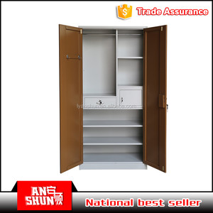 DAS-071 Hochwertiger Zweifarbiger Stahl-Almirah Kleiderschrank Design-Möbel für Schlafzimmer - Product Image 2