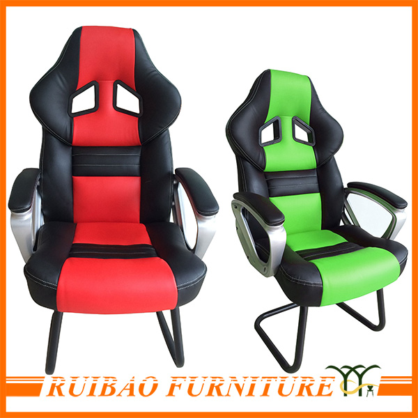 2016 Кожи Высокого Качества Зеленый Черный Прием Стул, Конференц-Зал Стул для Продажи