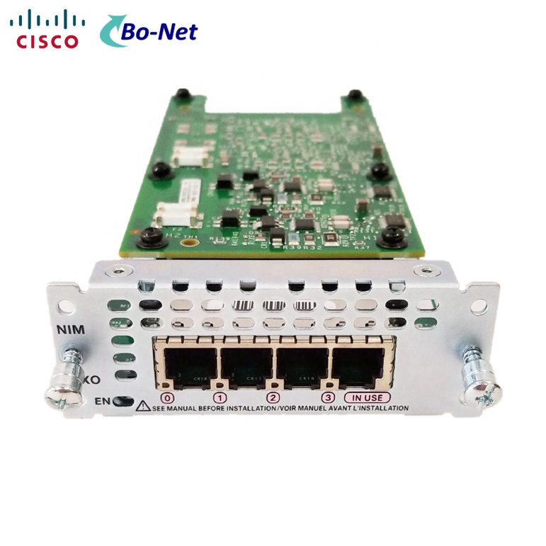 Cisco 4300 серии маршрутизатор 4-портовый сети голосовой интерфейс USB разветвитель СО Модуль NIM-4FXO