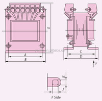 En stock, livraison rapide, transformateurs de panneau de commande RBK-2000 2000VA avec bornier