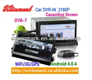 Pantalla capacitiva de 7 pulgadas 2DIN desmontable multimedias del coche DM-7835 con Android 4.0.4 DVB-T MPEG2/MPEG4