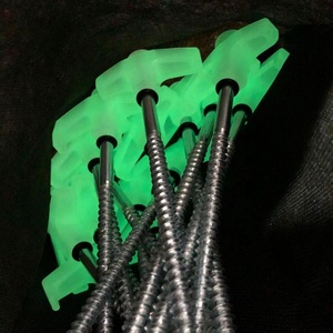Glow <strong>in</strong> the dark <strong>screw</strong> <strong>tent</strong> <strong>peg</strong> with pouch storage bag for outdoor camping - Product Image 4