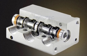 4R Serie 4R210-08 5 <span class=keywords><strong>way</strong></span> 2 positie Port 1/<span class=keywords><strong>4</strong></span> "BSP push lente terugkeer Pneumatische Handbediende directionele regelkleppen