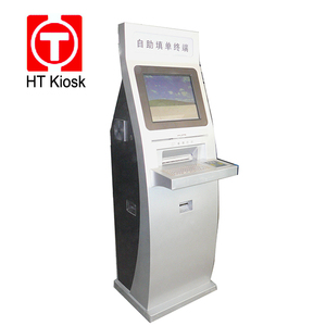 21.5 인치 통화 시스템 셀프 서비스 터미널 키오스크 카드 판독기 감열 프린터가있는 대기열 관리 시스템 기계 - Product Image 4