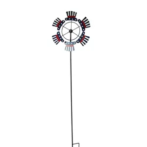 Décorations de moulin à vent à design tropical, drapeau national