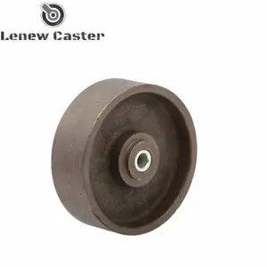 Iron caster wheel rim