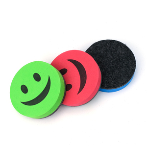 Nụ cười khuôn mặt hình dạng khô EVA Magnetic bảng tẩy cho bảng trắng làm sạch - Product Image 1