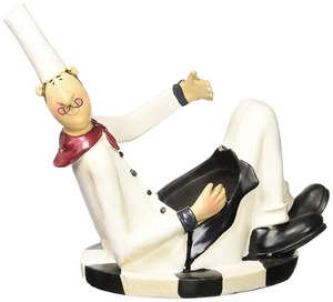 Resin <strong>Chef</strong> Holding <strong>Wine</strong> Design <strong>Bottle</strong> <strong>Holder</strong>