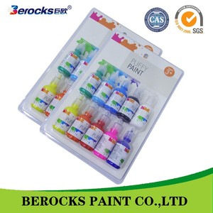 Orgánica pintura hinchada/acrílico pintura de tela, <span class=keywords><strong>camisetas</strong></span>, ropa y otros tejidos - Product Image 2