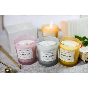 China supplier high quality aromatic scented paraffin wax candle