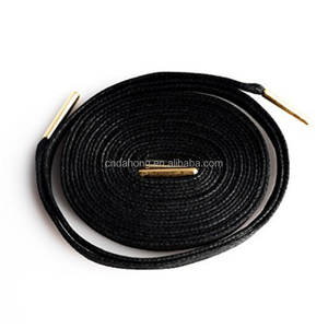 Lacets plats en coton, souliers imprimés en métal, pour chaussures athlétiques et à la mode, 1 paire - Product Image 2