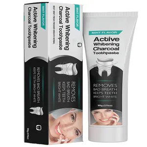 Wholesale Private Label Activated Charcoal Toothpaste Teeth Whitening