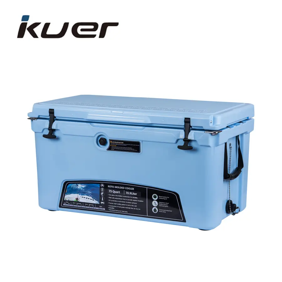 Mix farbe kühler box KUER-B-75QT bbq kühler luftfracht zu usa kühler