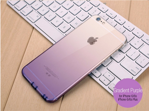 Mejor venta de silicona caso móvil para iPhone 6 s caso de tpu transparente gradiente - Product Image 3