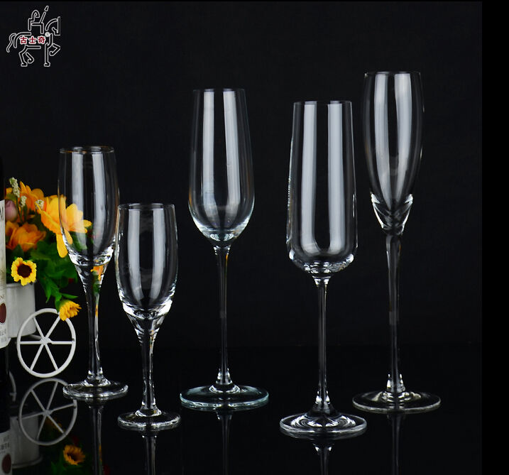 Wedding Crystal Goblet Champagne Wine Glass Flute Cup