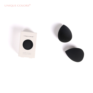 Éponge cosmétique <span class=keywords><strong>noire</strong></span> organique de maquillage d'oeuf de bouffée libre faciale professionnelle de maquillage de latex - Product Image 4