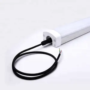 4ft 60w 8ft 2400mm 120w 6500k waterproof aluminium linkable led linear tri proof batten lamp ip66 ik10 led tri-proof lights