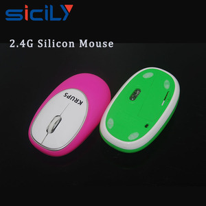 Mềm Mini cao su quà chuột không dây silicone mouse - Product Image 6