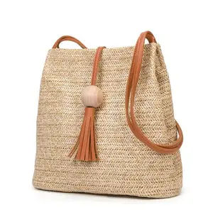 Лидер продаж 2020, модная роскошная женская пляжная соломенная сумка известного бренда, Бамбуковая сумка для женщин bolso playa