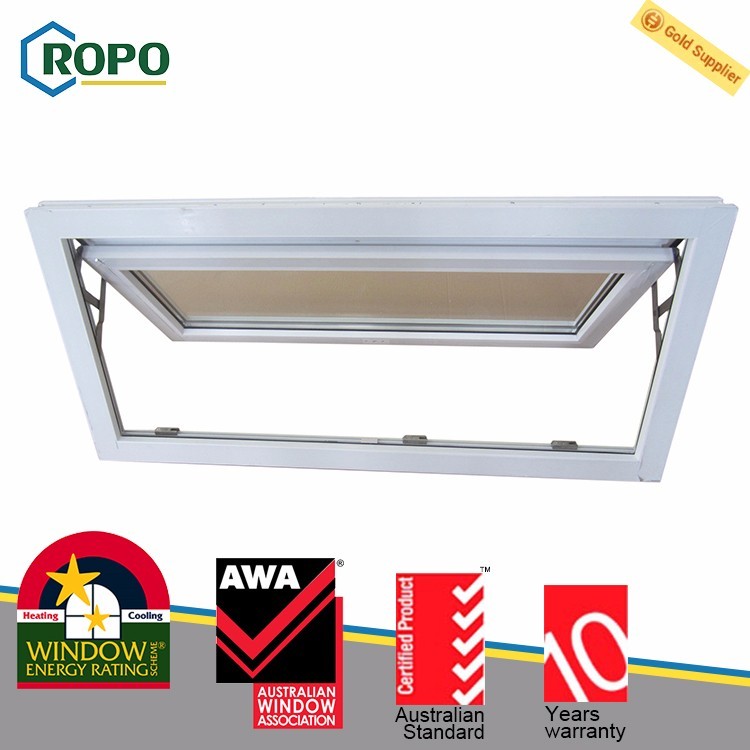 Chine ROPO Construction UPVC/PVC Auvent Fenêtre/Double vitrage PVC Fenêtre