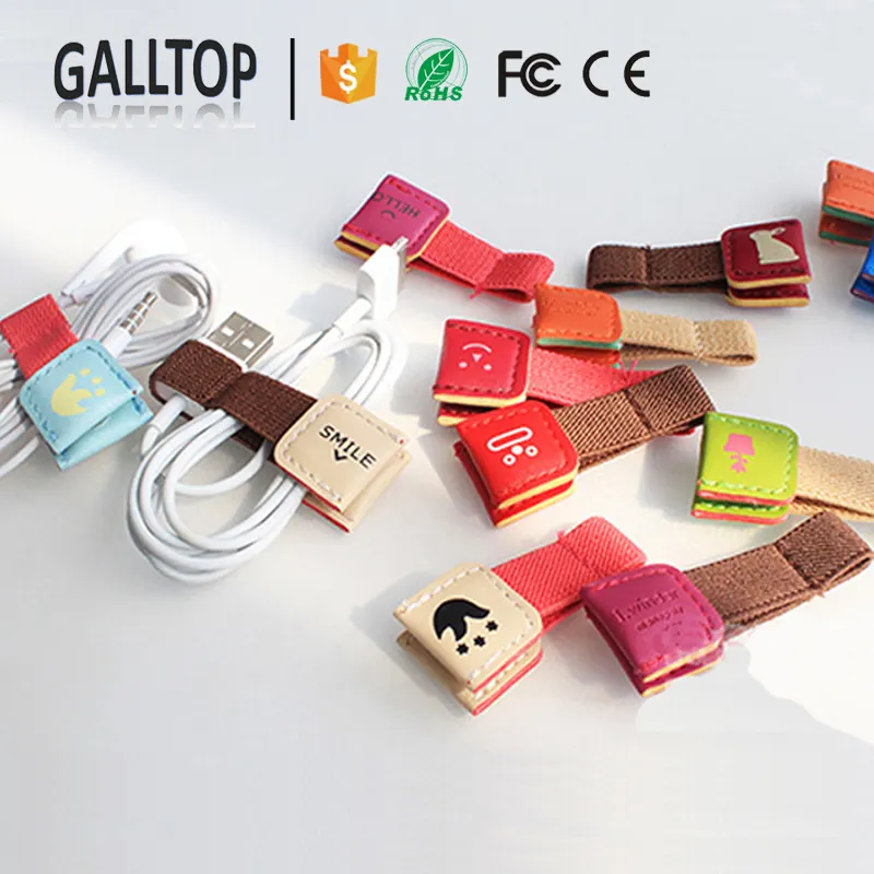 חדש עיצובים צבעוני כבל המותח חוט ארגונית כבל USB אוזניות מחזיק מגן