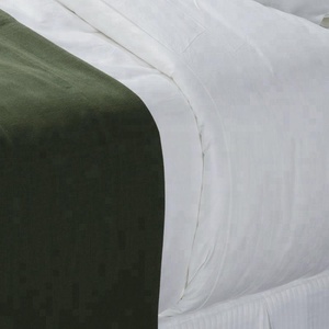 Twin Size <strong>Green</strong> Color <strong>Bed</strong> Runner and Decorative Cushion Luxury <strong>Bed</strong> <strong>Sheets</strong> - Product Image 6