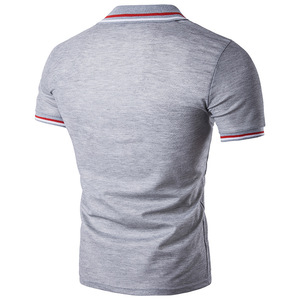 Nuova Polo <span class=keywords><strong>a</strong></span> Maniche Corte con Placchetta <span class=keywords><strong>a</strong></span> Righe per Uomo - Product Image 5