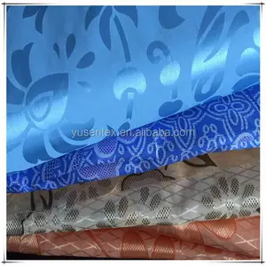 थोक 100% पॉलिएस्टर साटन कपड़े रोल में मुद्रित साटन bedsheet/रजाई कवर कपड़े