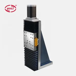 Cast iron precision one axis z vertical linear guide slide table with stepper servo motor for cnc machine