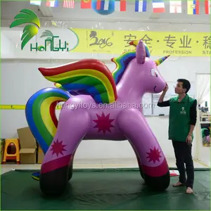 3M High Giant aufblasbares Einhorn für Party