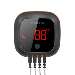 LED bbq bluetooth thermometer with USB Charging Cable