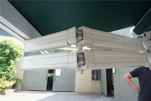 Nhiệm Vụ Nặng Nề Kích Thước Lớn Chiếu 6M Nhôm Có Thể Thu Vào Điện Mái Hiên Cho Cửa Hàng Phía Trước Cửa - Product Image 6