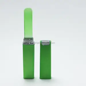 Glass Nail File with green plastic packing