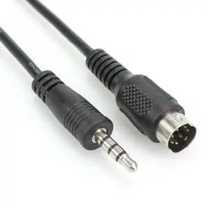 3.5mm〜<span class=keywords><strong>6</strong></span>ピンミニDIN男性プラグオーディオケーブルをカスタマイズ - Product Image 1