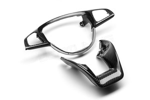 Enveloppe de volant en Fiber de carbone 3mm, pour mercedes-benz W205 C63 W176 A45 W213 E63 W117 C117 CLA45 CLS63 GLA45 AMG 2015 + - Product Image 3