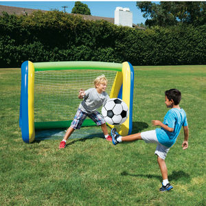 But de football gonflable pour enfants avec panier de basket 75 cm en PVC, idéal pour Noël - Product Image 5