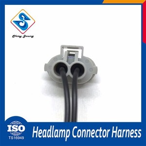 Haut Grade halogène ampoule de voiture 2 broches mâle et femelle connecteur harnais assemblée - Product Image 2