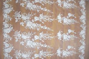 Dubai <span class=keywords><strong>bianco</strong></span> <span class=keywords><strong>Tulle</strong></span> francese disegni ricamati di fiori per abito da sposa in pizzo <span class=keywords><strong>bianco</strong></span> HY0782-2 - Product Image 6