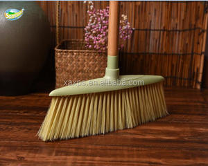 2021 Hot Selling PET Broom Head com Long Bamboo Handle Alta Qualidade Indoor Outdoor Floor Sweeper para Limpeza Doméstica - Product Image 2
