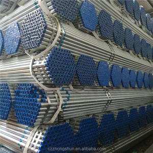 Tubes en <span class=keywords><strong>acier</strong></span> galvanisé <span class=keywords><strong>11</strong></span>/2 x SCH40 S275JR S355JR S355J2 12.000 <span class=keywords><strong>mm</strong></span> EN10219 Tuyau en <span class=keywords><strong>acier</strong></span> soudé galvanisé Matériel d'échafaudage - Product Image 6