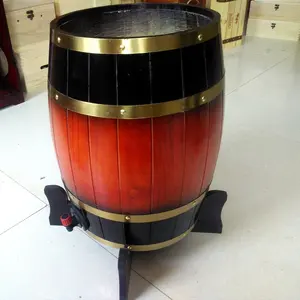 Kayu Pinus dengan Stainless Steel Liner Drum Bir KEG Harga