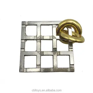 hot selling cast iron intelligence metal puzzle for adult
